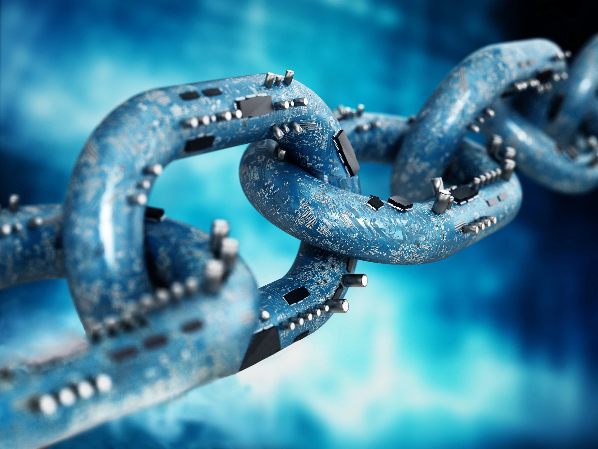 Illustration of digital links representing link building SEO