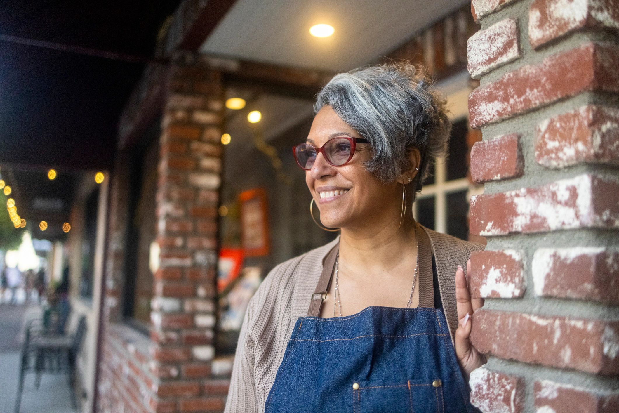 happy business owner testimonial portrait
