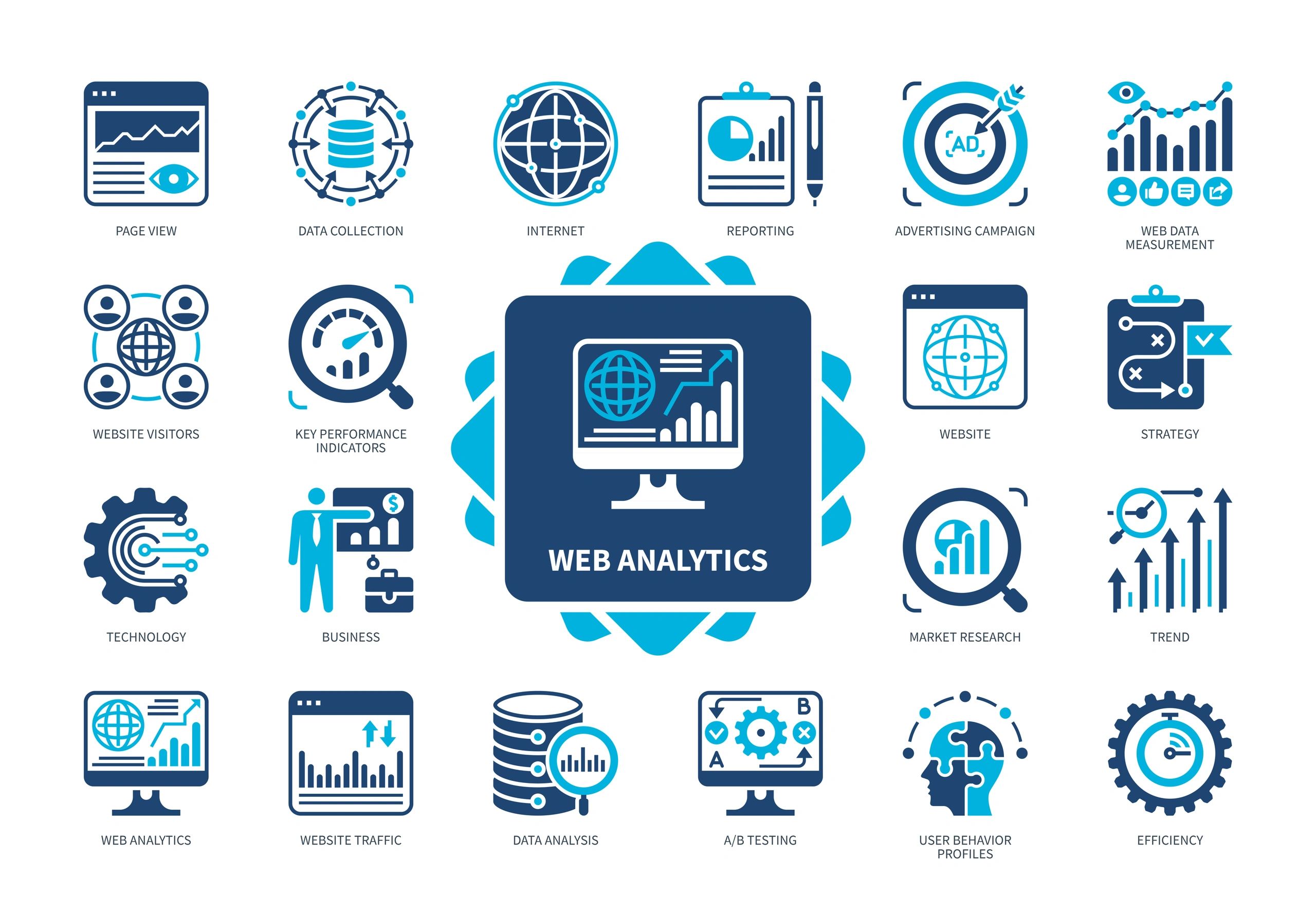 website analytics illustration