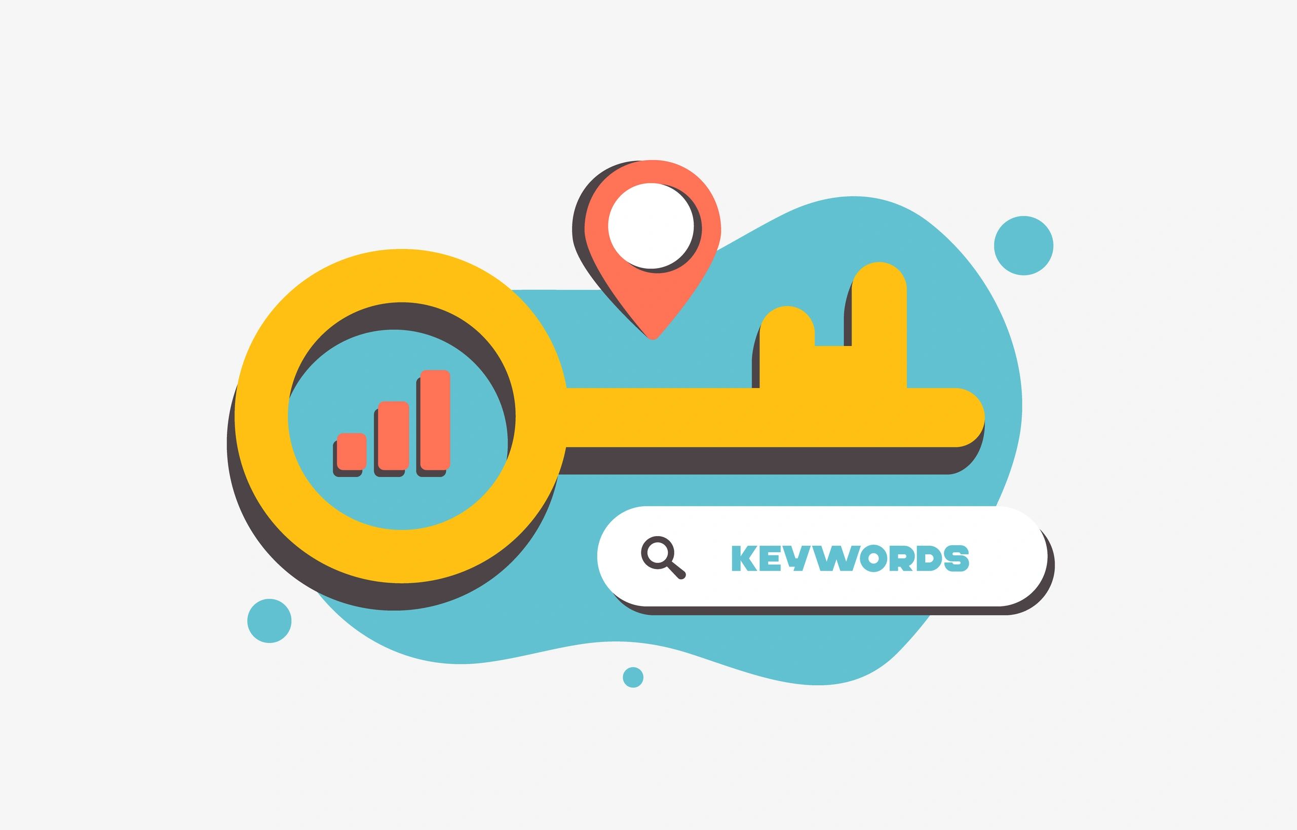 keyword research marketing illustration