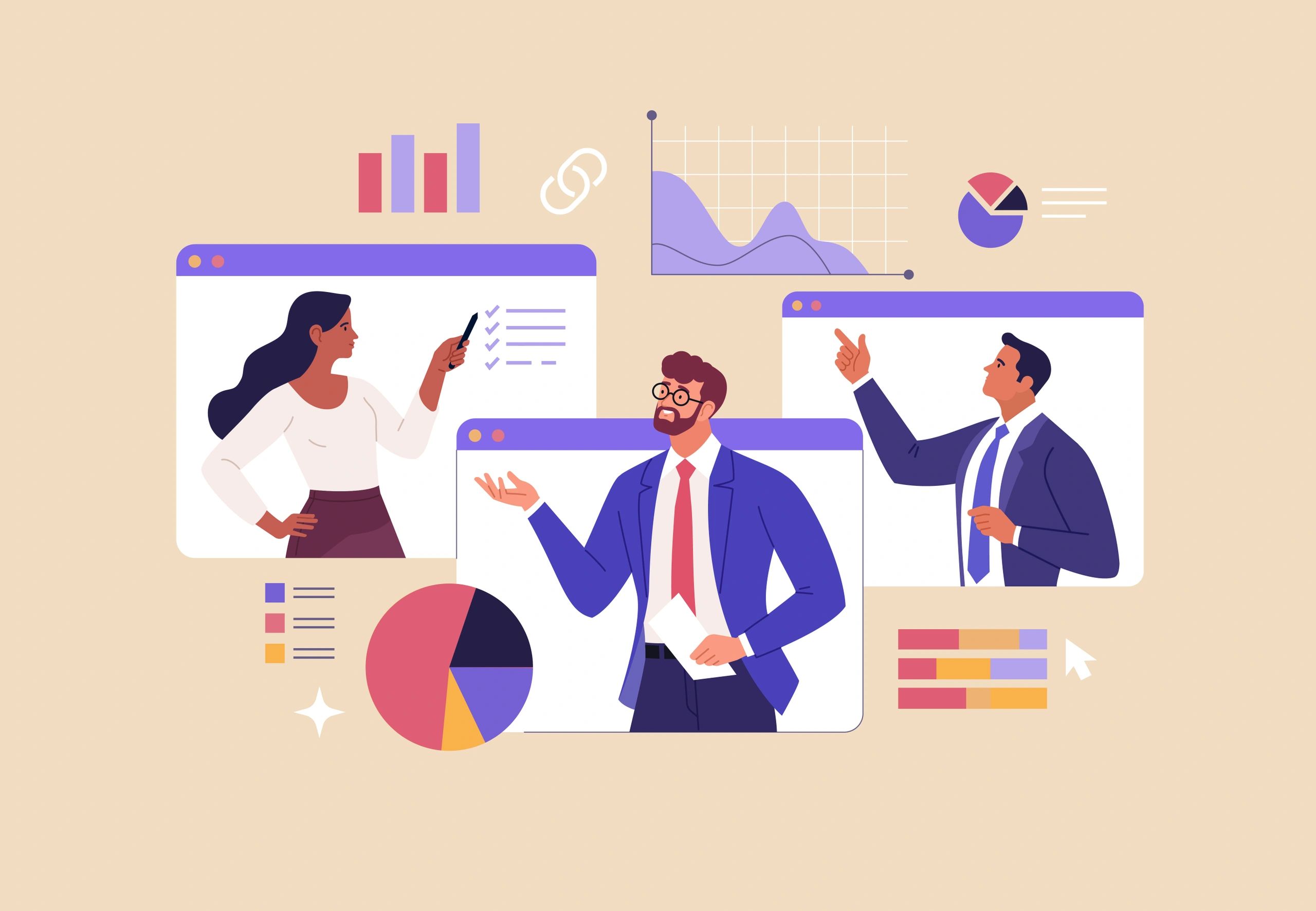 website analytics illustration