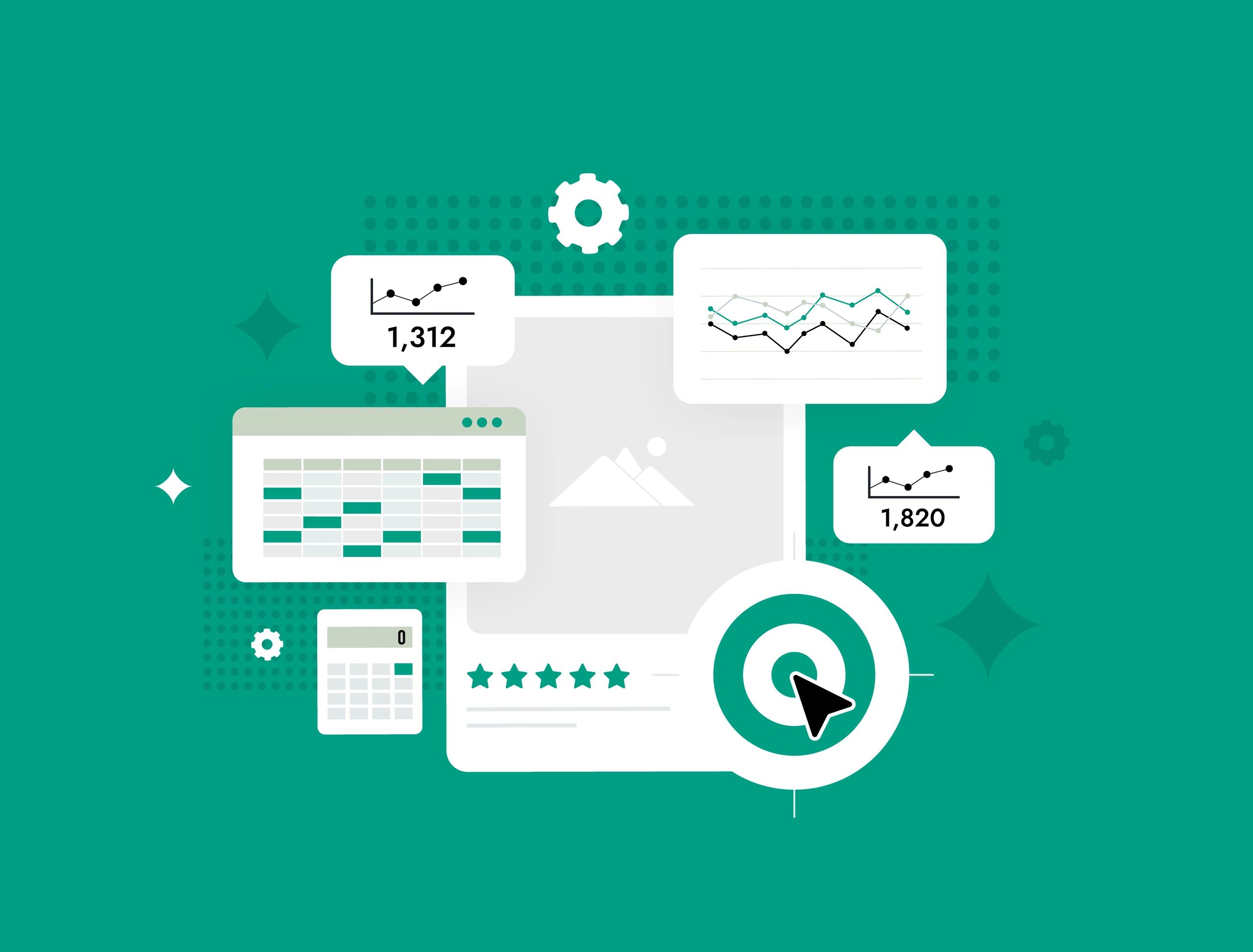website analytics illustration