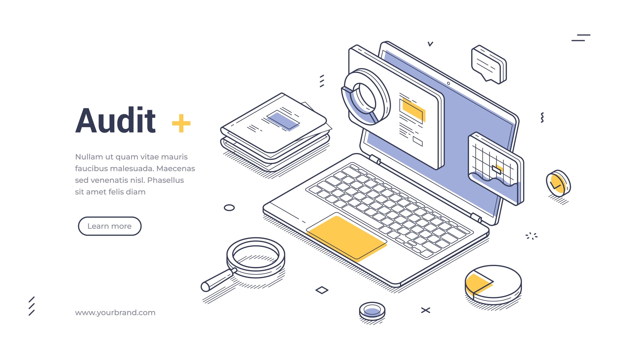 website audit analysis illustration